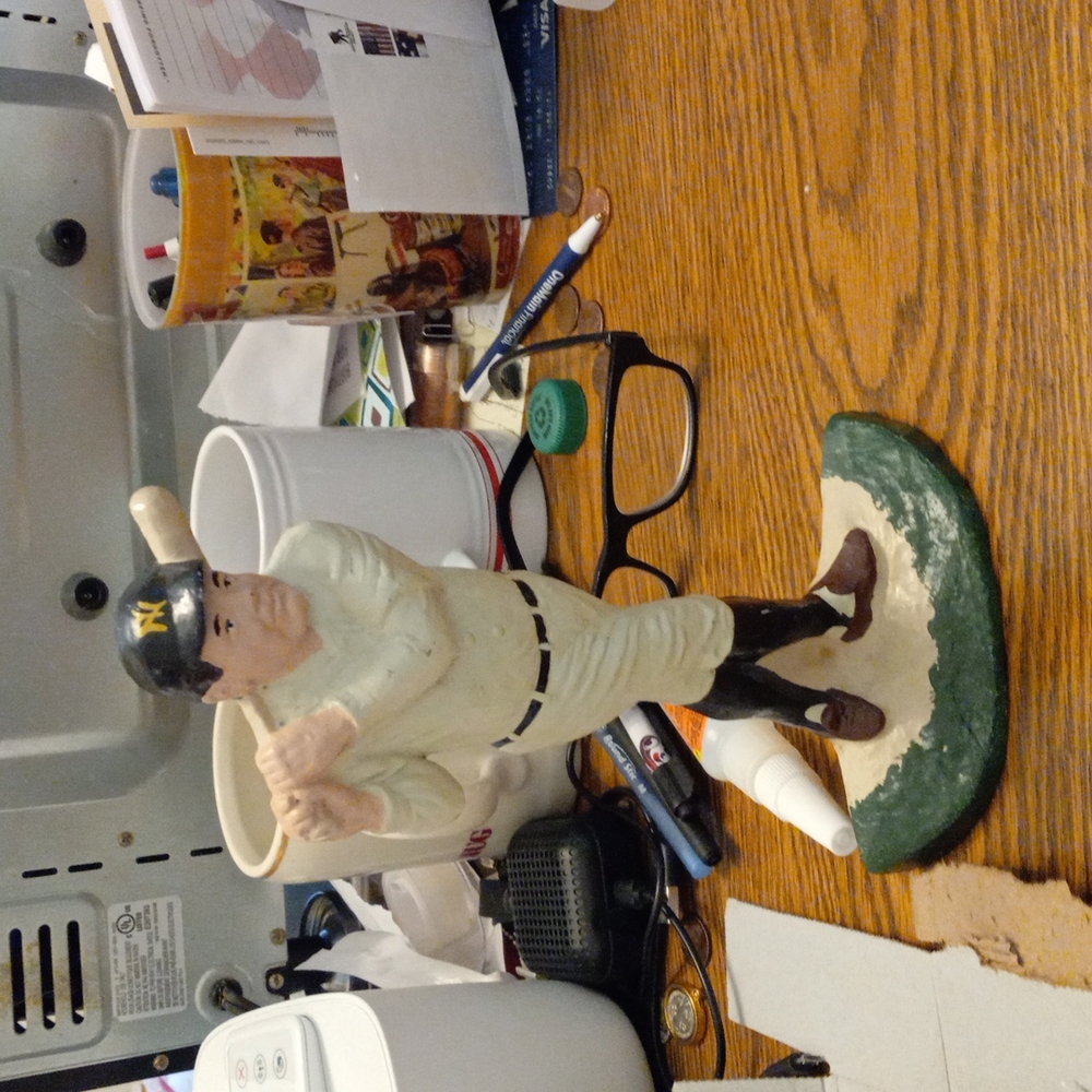 Babe Ruth cast iron door stop
